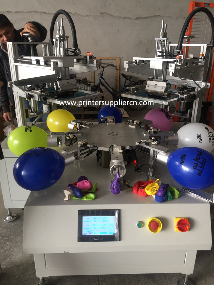 Automatic Two Color Screen Printing Machine for Balloon