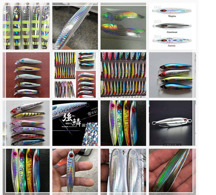 Fishing Lure Hot Stamping Foil