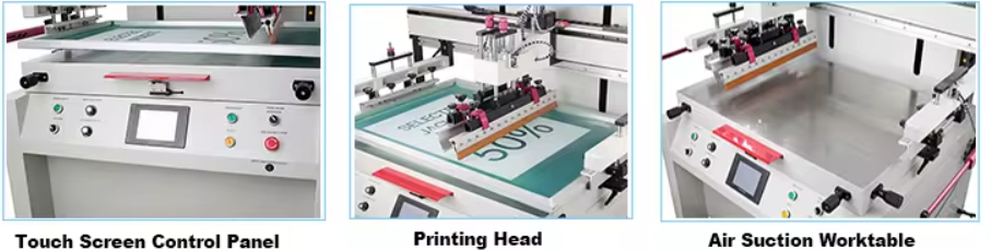 high precision vacuum screen printing machine