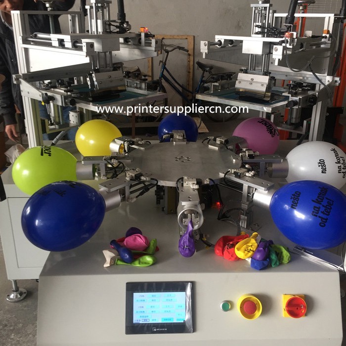 Automatic Two Colors Screen Printing Machine for Balloon