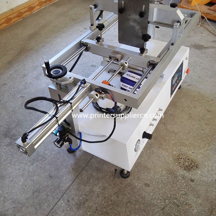 Cylindrical Screen Printing Machine With Moving-table