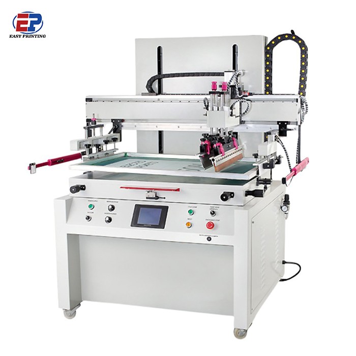 Electric Flat Screen Printers with Vacuum Table for Electronic Cover