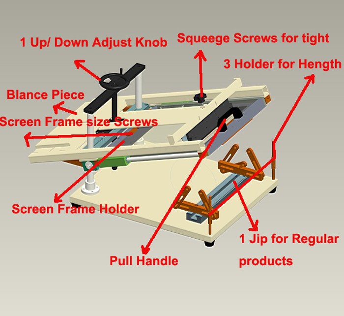 Manual Cylindrical Surface Screen Printing Machines