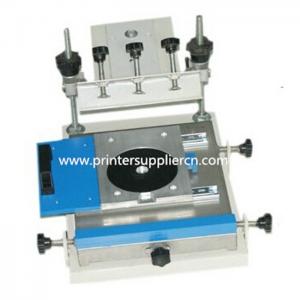 Manual screen printing machine for DVD and CD