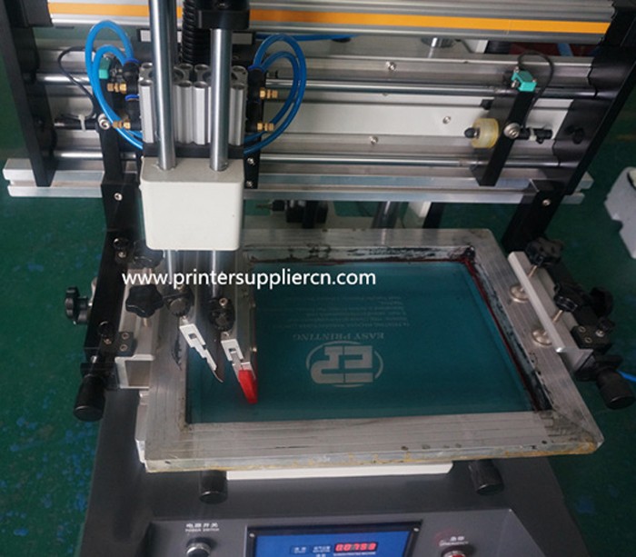 Mini flat screen printing machine factory