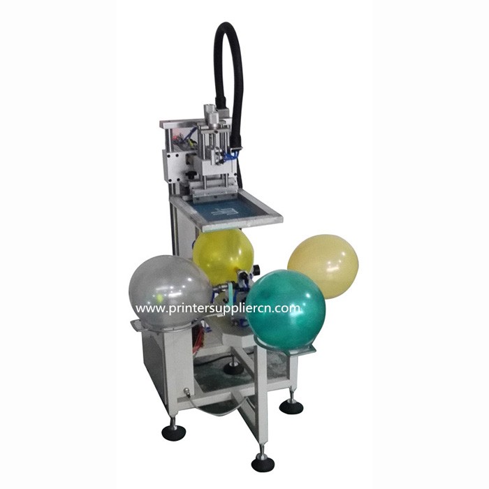 Semi-auto Balloon Screen Printer Machine with Four Workstations