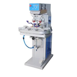 Two Colors Closed Ink Cup Pad Printing Machine with Rotary Table
